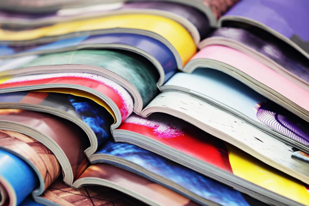雑誌の束